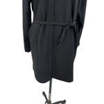 Oak + Fort Black Check Off Shoulder Shirt Dress Size Small‎ Photo 4