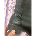 UGG Size 7.5 Australia Vinson Black Tall Leatherboots 1012511 Women’s Boots Photo 9