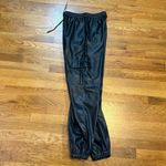 Noisy May  Women’s Small Black Pleather Faux Leather Cargo Pants Pockets Photo 4