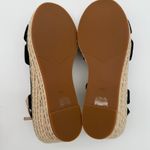 Vivaia Sally Pro Wedge Sandals Old Money Casual Knit Platform Comfort Black 8.5 Photo 4