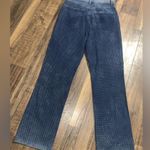 Topshop kort denim knit blue flares high rise boho spring jeans 120$ pants Photo 8