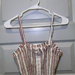 Aeropostale  Multicolor Striped Smocked Bodice Jumpsuit size M Photo 3