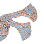 Billabong Sittin Pretty Blue Floral Romantic Romper SMALL Boho Cottagecore NWT Photo 14