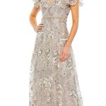 Mac Duggal NWT Embellished Ruffled Cap Sleeve A Line Women’s Dress Sz 14 #68262 Photo 6