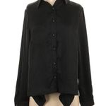 L'Academie Revolve Black Women's Button-Up Shirt size small Photo 0