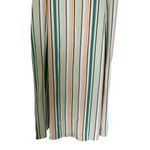 Ann Taylor Green and Blue Halter Striped High Neck Midi Sundress Size 10 Photo 6