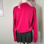 American Vintage Vintage 90s Grandma Plant Gardener Hot Pink Crewneck Sweater Womens Medium Photo 4