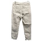 Indigo Rein Indigo - Rein Tan Curvy Crop Raw Hem Button Fly Denim Jeans Size 11 Mid Rise Photo 5