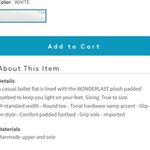 Circus by Sam Edelman Sam Edelman white ballerina flats Photo 5