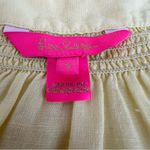 Lilly Pulitzer Womens Linen Peasant Top Size S Resort Preppy Beach Country Club Photo 8