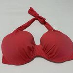 Victoria's Secret Victoria’s Secret Red Coral Halter Top Bikini Top Swimwear Top 34D Photo 0