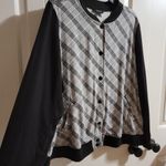 Torrid  Size 3 Plaid Black and White Women's Jacket Photo 3