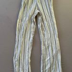 H&M STRIPED LINEN-BLEND PANTS Photo 3