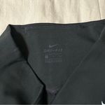 Nike  dri fit black swoosh logo biker shorts women’s size small Photo 5