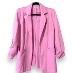 White Birch  women's size small pink women's blazer roll tab sleeves lightweight Photo 0