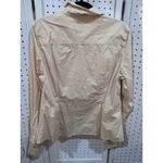 Maxine of Hollywood 4/$16 Maxine Womens Button Down Shirt Beige Long Sleeve Collared 14 Business Photo 4