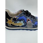 Coach  "Sharky" Shark Fashion Sneaker Runner Shoes Size 6.5 Blue/Grey Rare Womens Photo 11