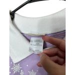 Top Stitch Morning Sun XL Purple‎ Snowman Lighthouse Crewneck Sweatshirt Purple Photo 4