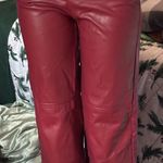 SheIn Red leather pants Photo 0
