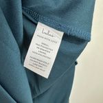 Lulus Stunning Arrival Dark Teal Satin Off The Shoulder Maxi Dress Formal M NWT Blue Size M Photo 9