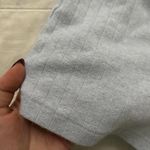 Brandy Melville Baby blue  ribbed pointelle pajama shorts Photo 4