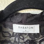 Babaton  Aritzia Black Lace Sheer Blouse Womens S Long Sleeve Whimsigoth Classic Photo 1