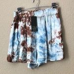 NWT Tina + jo pull on satin tie dye shorts Photo 0