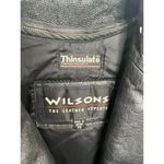 wilson's leather Wilsons Black Leather Motorcycle Jacket Vintage Biker Harley Davidson Size XS Photo 3