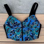 ZARA NWT  Floral Detailed Corset Top Photo 0