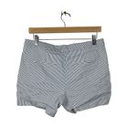 Ann Taylor  Devin City Shorts in Blue/White Pinstripe Seersucker Size 6 Photo 4
