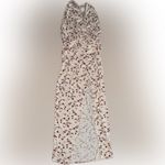 Free People NWOT Daria Graphic Maxi Dress in Ivory Combo open back XL Photo 2