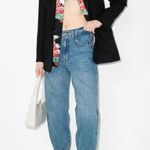 frame denim Frame Women's LLJ576 Chill Size 28 Blue The Lounge Jogger Cropped Jeans NWT Photo 12