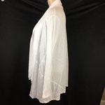 Michael Stars  White Open Front Long Light Weight Cardigan Sweater Photo 2