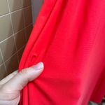 Night Way Bright Coral Gathered Stretch Cowl Neck Formal Maxi Dress 8 Draped Orange Photo 9