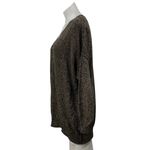 BCBGeneration Women's Gray V Neck Pullover Knit Long Sleeve Sweater Top Size M Photo 1