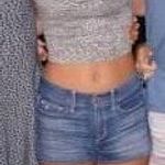 Brandy Melville Cut Out Zip Crop Top Photo 5