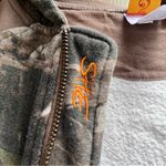 She Outdoors womens zip up camouflage jacket green/brown small Brown Photo 4