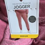 Reverse Fleece Sweatpants Ultra Soft Pink Joggers Cozy Womens Medium Activewear Photo 6