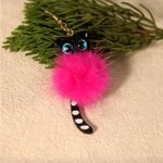 😻😻😻3 for 12$😻😻😻Pink Cat Earrings with Black Accents Pink Photo 4