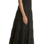 Alice + Olivia New Black Jori Spaghetti Strap Tiered Maxi Dress Size 0 $550.00 Photo 4