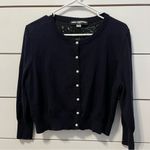 Karl Lagerfeld  Navy Blue Sweater Photo 1