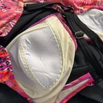 Catherines Pink Multicolor Ikat Printed Swim Dress Swimsuit Modest Plus Size 26W Photo 11