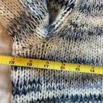 Wild Fable Fall essential: Blue & white knit cropped sweater Photo 5