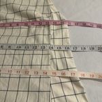 Urban Renewal Dress Women’s Small Cream Plaid Shift Preppy Minimalist Clean Girl Photo 8