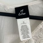 Echo Ivory Lace swim cover up sz L / Xl White Photo 4