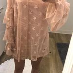 Star Print Dress Pink Size 2 Photo 1