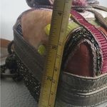 Mary Frances Women's Pink/Green Size Small Kitsch Beaded Clamshell Shoulder Bag Tan Photo 8