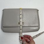 Kate Spade  Laurel Way Greer Crossbody Shoulder Bag Gray Leather Crossbody Strap Photo 15