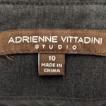 Adrienne Vittadini Charcoal Gray A-Line Skirt Size 10 Classic Gray Skirt Photo 5