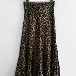 ZARA ★ Satin Effect High Waist Animal Print Satin Skirt - Leopard Print ★ Photo 1